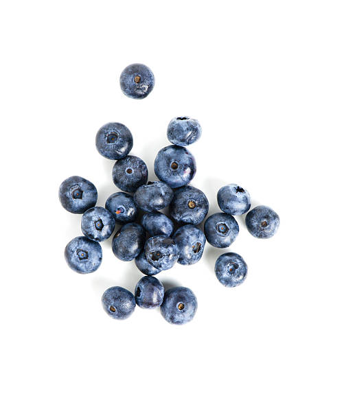 istock Sweet blueberry isolated on white background 503317319