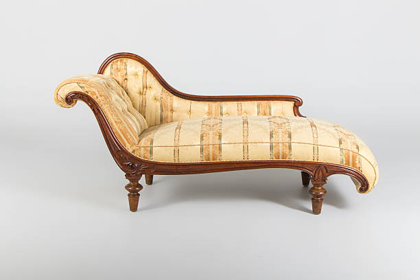 istock Antique fashion sofa on white 503327154
