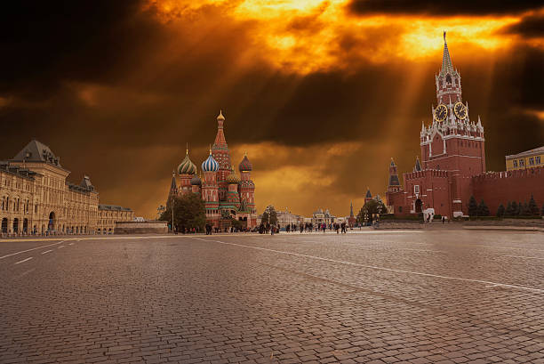 istock Moscow,Russia,Red square,view of St. Basil's Cathedral 503332082