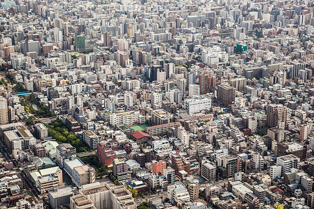 istock Tokyo Aerial View 503334236