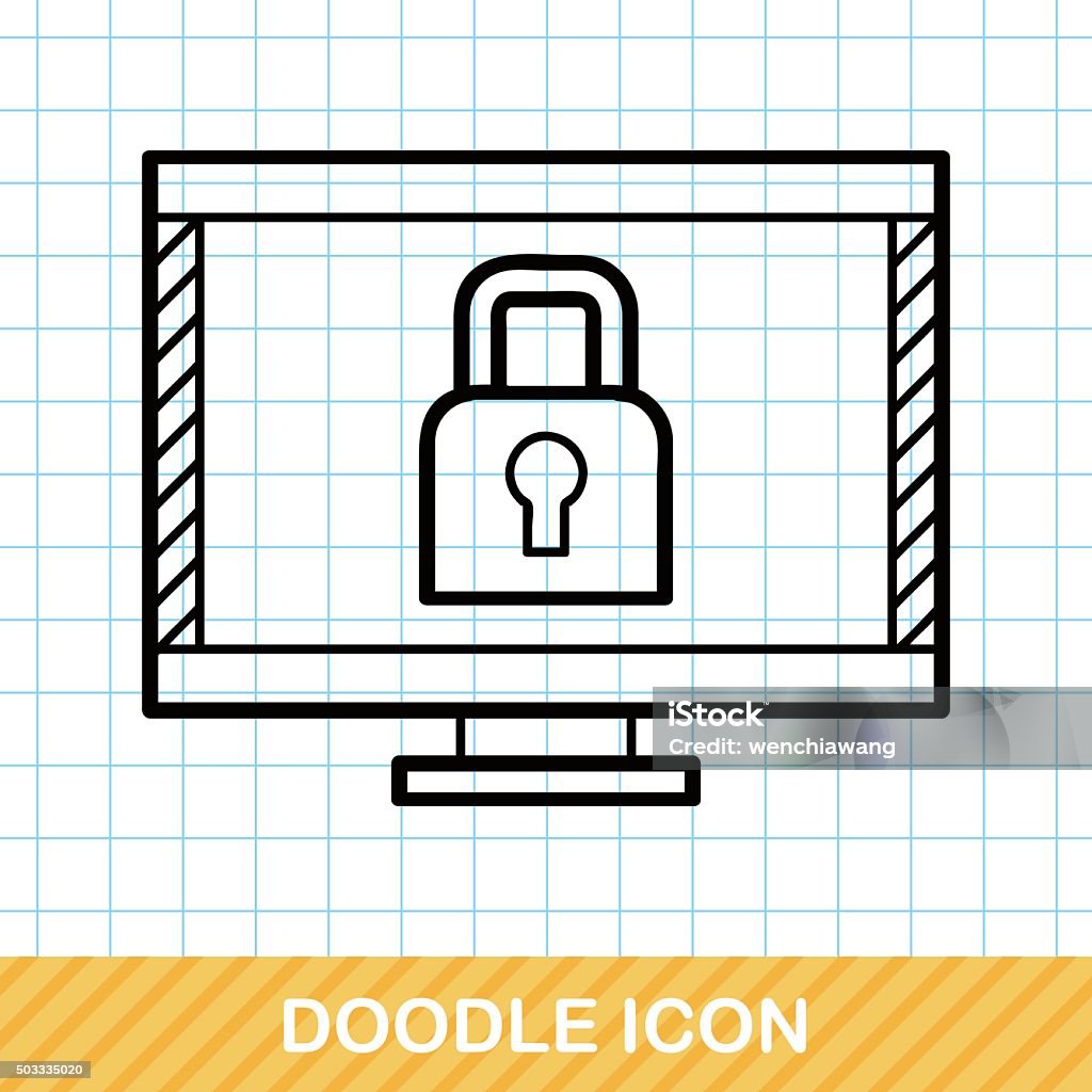 Computer Doodle Stock Illustration - Download Image Now - Composite ...