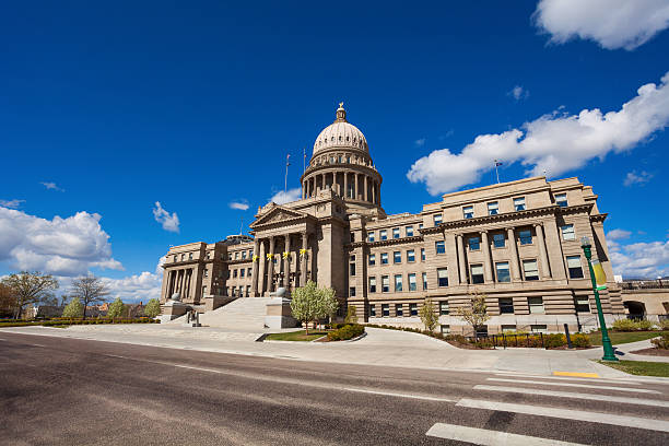 istock Capitol building and square in Boise, Idaho 503336340