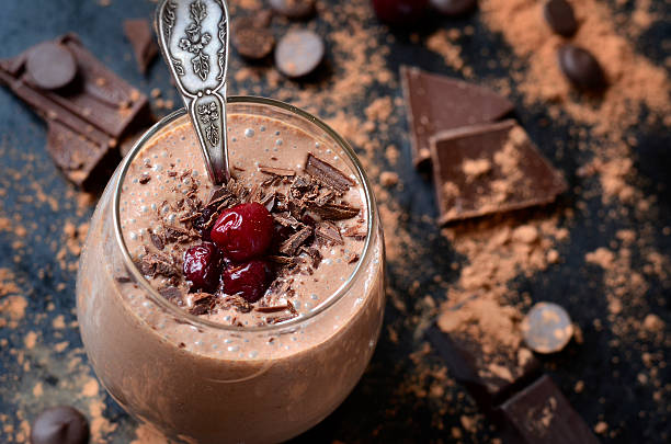 istock Delicious chocolate smoothie 