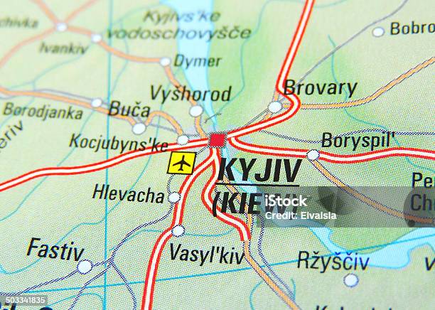 키예프 지도에 대한 스톡 사진 및 기타 이미지 - 지도, 키예프, 0명