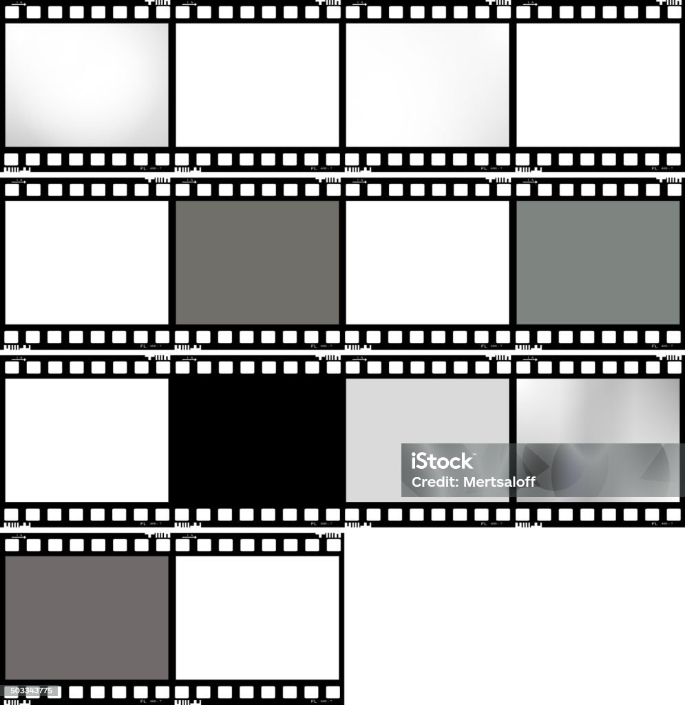 Simple Film Graphics Film Stock Illustration - Download Image Now - Camera Film, Computer ...