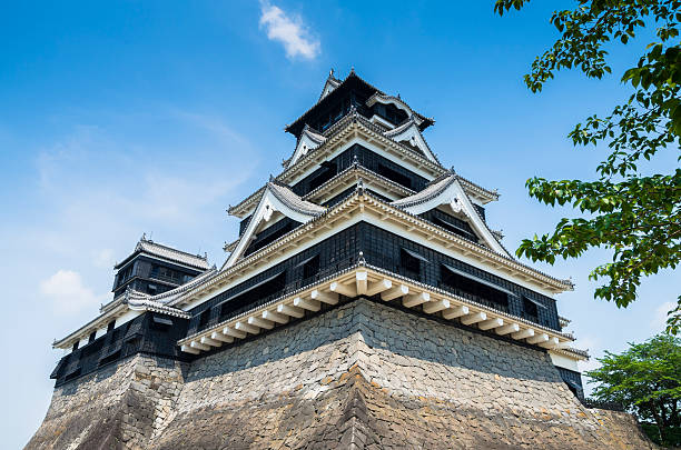 Kumamoto,Japan - May 2, 2014: Kumamoto Castle is a hilltop Japanese castle located in Chūō-ku, Kumamoto in Kumamoto Prefecture.