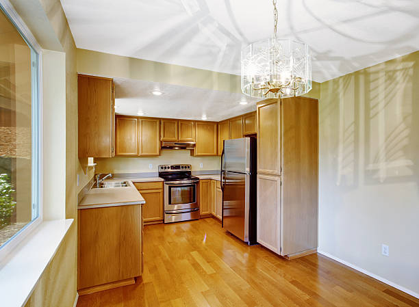 istock Kitchen room interior in new house 503345895