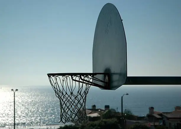 Photo of Basketball Hoop at the Beach