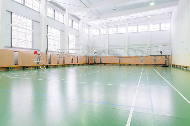 istock Indoors tennis court 503346733