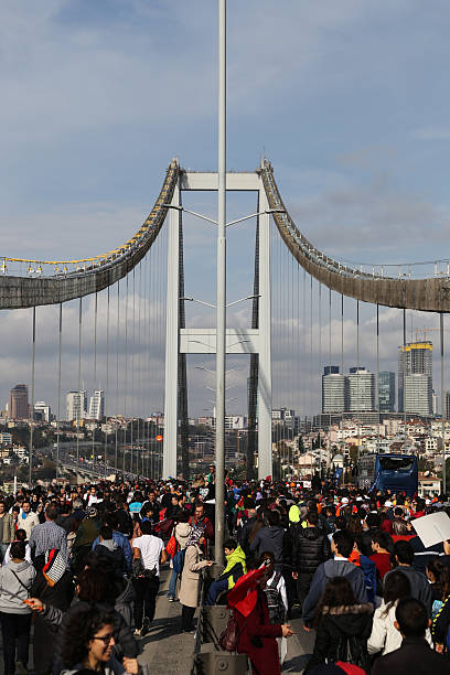 37 th 보다포네 이스탄불 마라톤 - healthy lifestyle turkey sport marathon 뉴스 사진 이미지