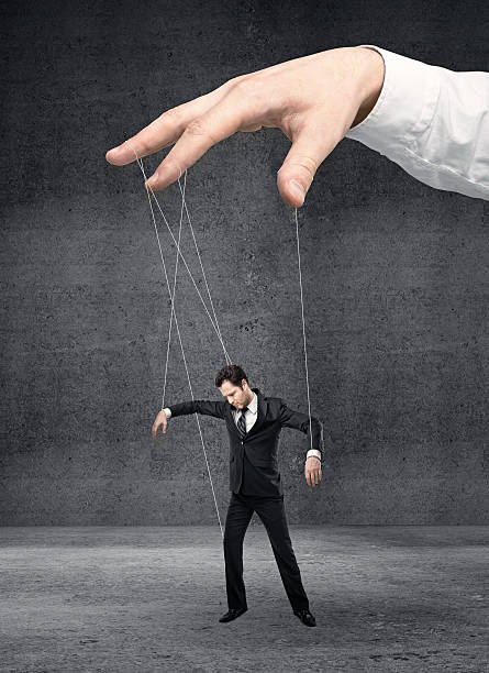istock Businessman marionette 503353012