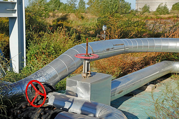 istock Oil pipeline valve 503353248