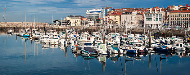istock Gijon Port Pan View 503353570