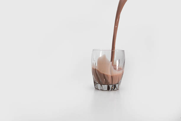 istock Glass of Chocolate Milk 503354508