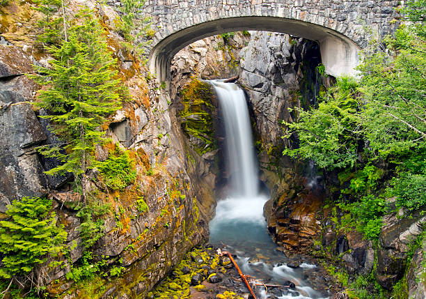 istock Full view of Christine waterfalls 503354902