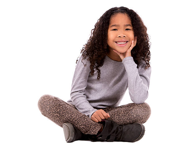 istock ethnic girl on white background 503355452