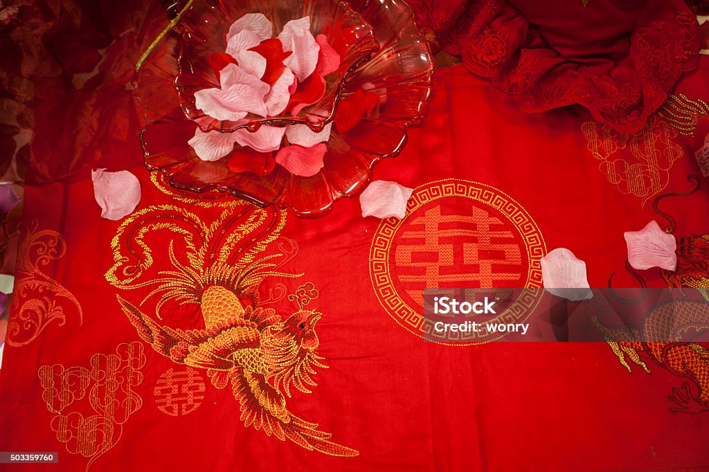 Chinese embroidery Chinese embroidery. Dragon Stock Photo