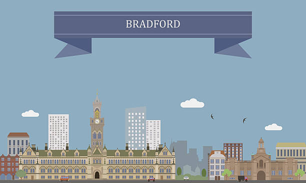 illustrazioni stock, clip art, cartoni animati e icone di tendenza di bradford, inghilterra - bradford england