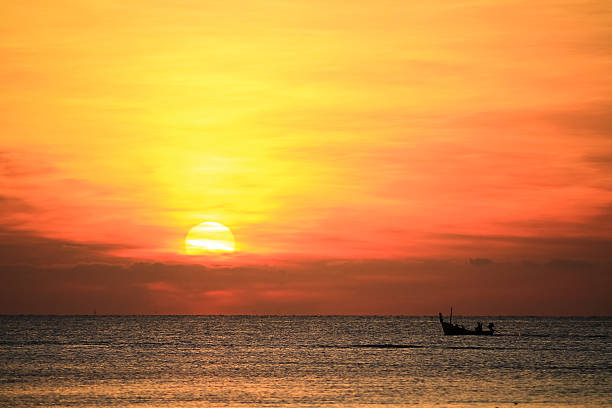 istock Fishing boat in the morning 503366290