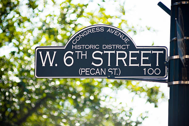 istock 6th Street Sign in Austin, Texas 503371409