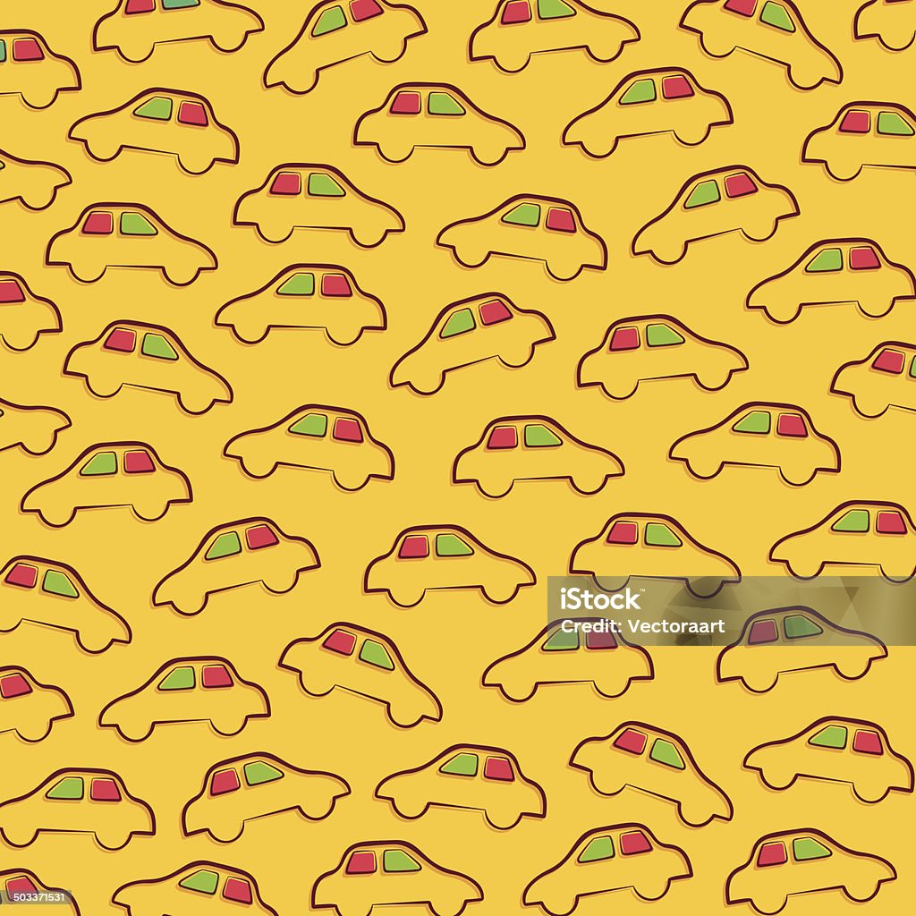 Creative Car Pattern Background Vector Stock Illustration - Download ...
