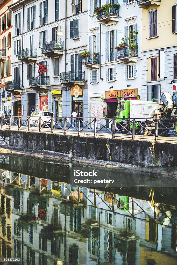 Naviglio Grande - Foto stock royalty-free di Acqua