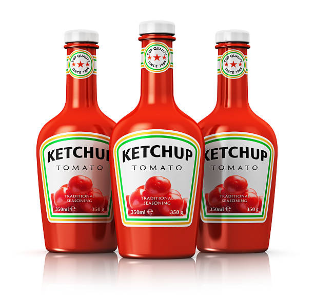 istock Set of bottles with tomato ketchup 503372217