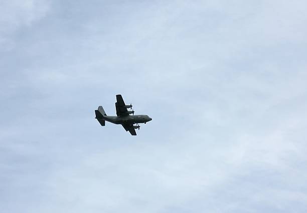 istock Military airplane transport 503373321