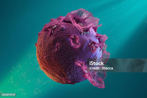 Epsteinbarr Virus Stock Photo - Download Image Now - Virus, Healthcare And Medicine, Herpes