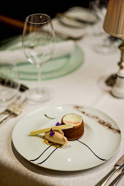istock close up chocolate cake and vanilla icecream 503376915