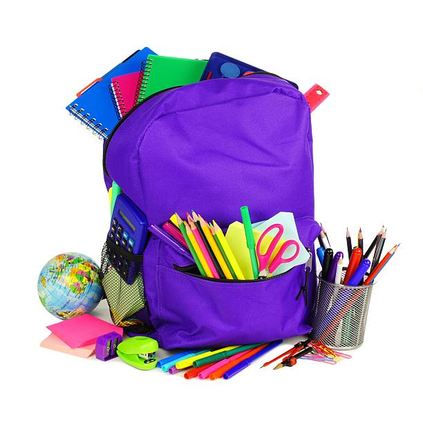 istock School backpack filled with school supplies 503377509