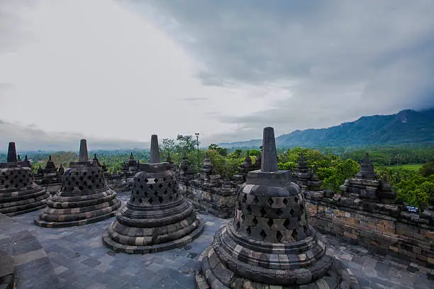 Borobudur Hindu Temple at Indonesia