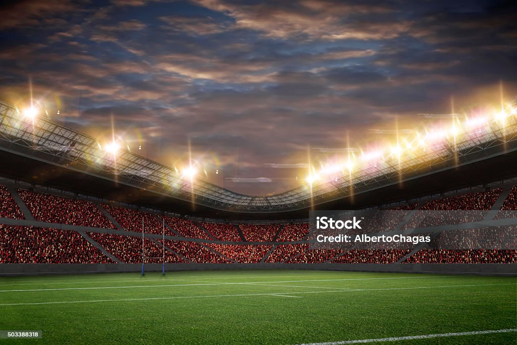 Estádio de rúgbi - Foto de stock de Rugby - Esporte royalty-free