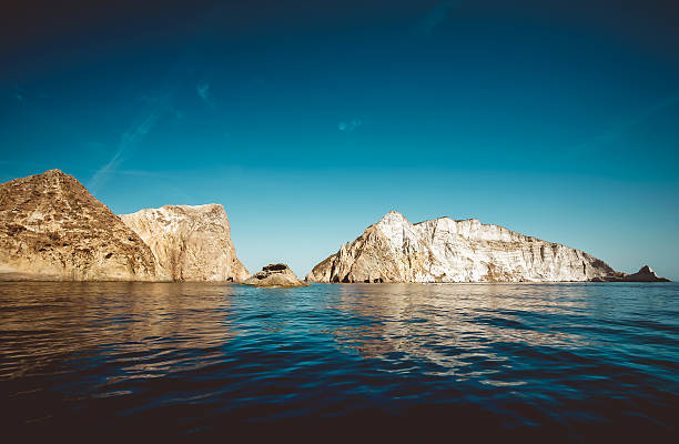 Typical Mediterranean Sea in Italy.