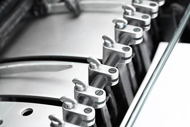 istock Mechanism printing press in the details 503390116