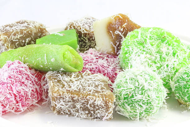 Colorful Kuih traditional assorted mixed sweet