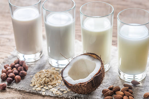 istock Different types of non-dairy milk 503393504