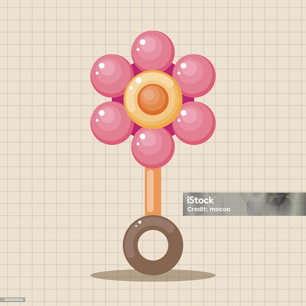 Baby Rattle Element Baby Rattle Theme Elements Stock Illustration - Download Image Now ...