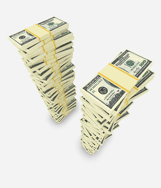 istock Big money stack from dollars. Finance concepts 503397038