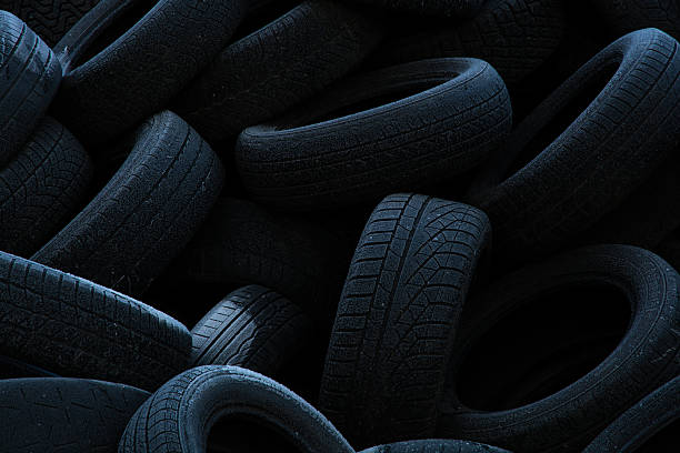 istock Pile of old used  tires 503397890