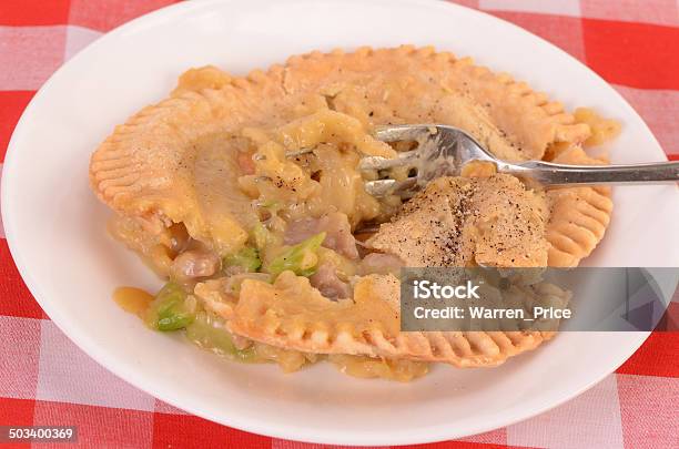 Pot Pie Dinner Stock Photo - Download Image Now - Chicken Pot Pie, TV Dinner, Broccoli