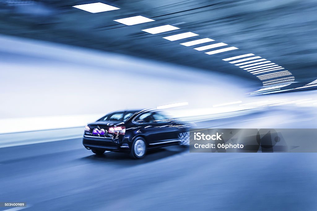 Innenraum eines urbanen tunnel - Lizenzfrei Auto Stock-Foto