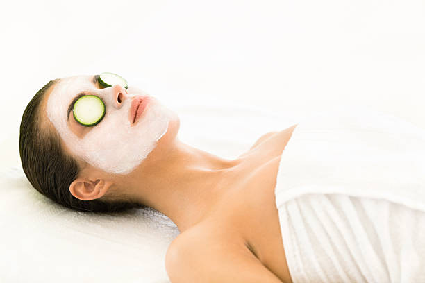 istock Young woman with face mask 503403321