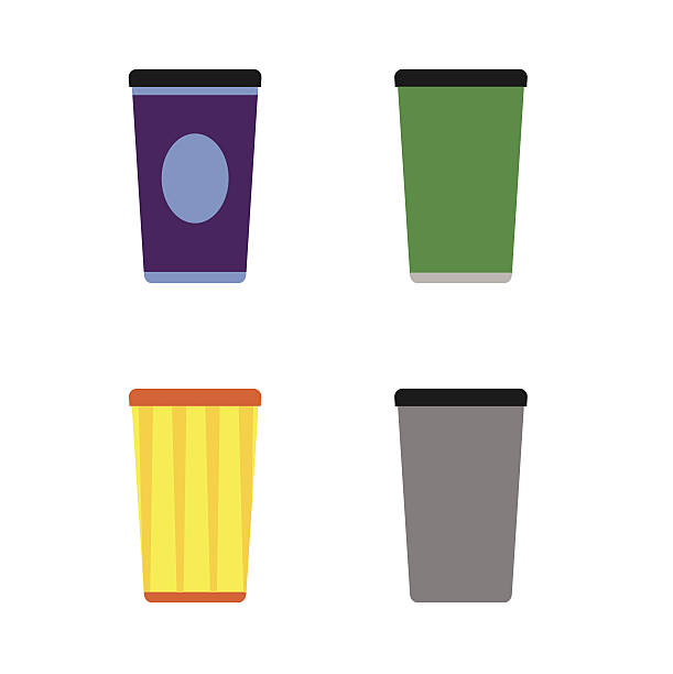 tumblers vector vector art illustration