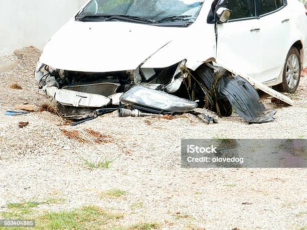 Car Accident Stock Photo - Download Image Now - Breaking, Broken, Bumper