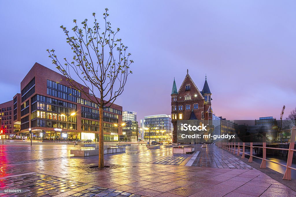 Amburgo Speicherstadt Dopo la pioggia - Foto stock royalty-free di Amburgo