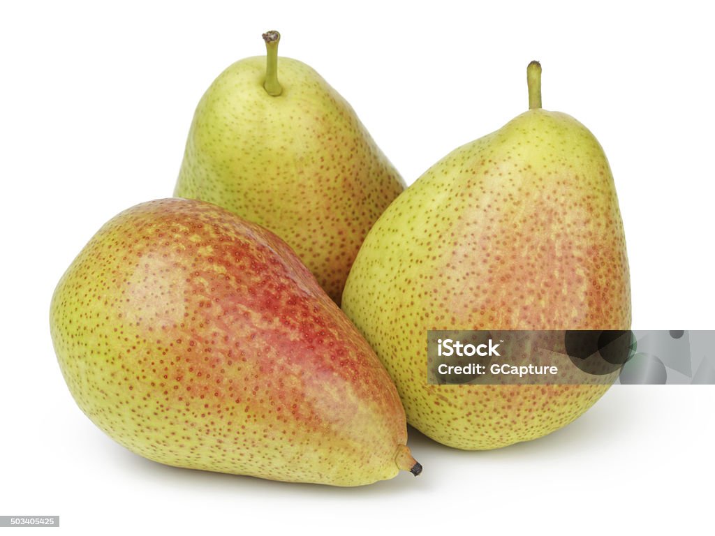 ripe forelle pears ripe forelle pears, isolated on white background Forelle Pear Stock Photo