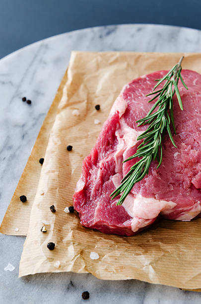 istock Ribeye steak raw on paper 503406477