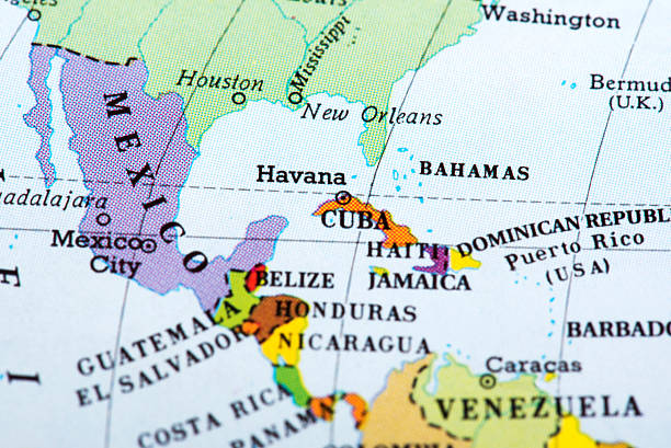 istock Map of Central America 503417940