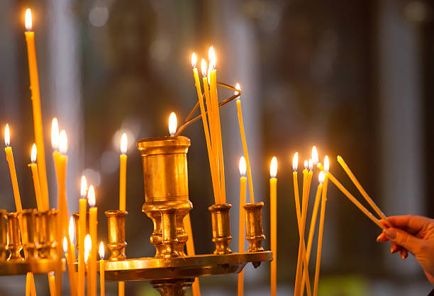istock Candles Church 503418002